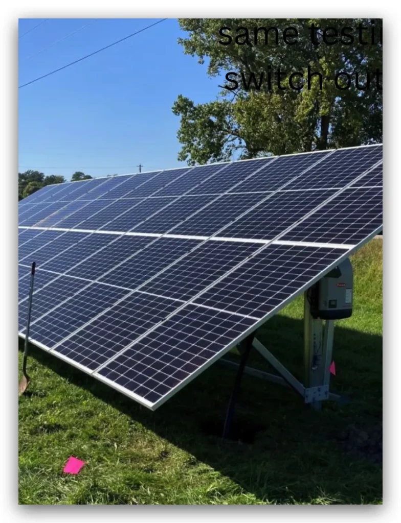 Commercial Solar and Battery Backup Systems Installation - Ground Mounted System